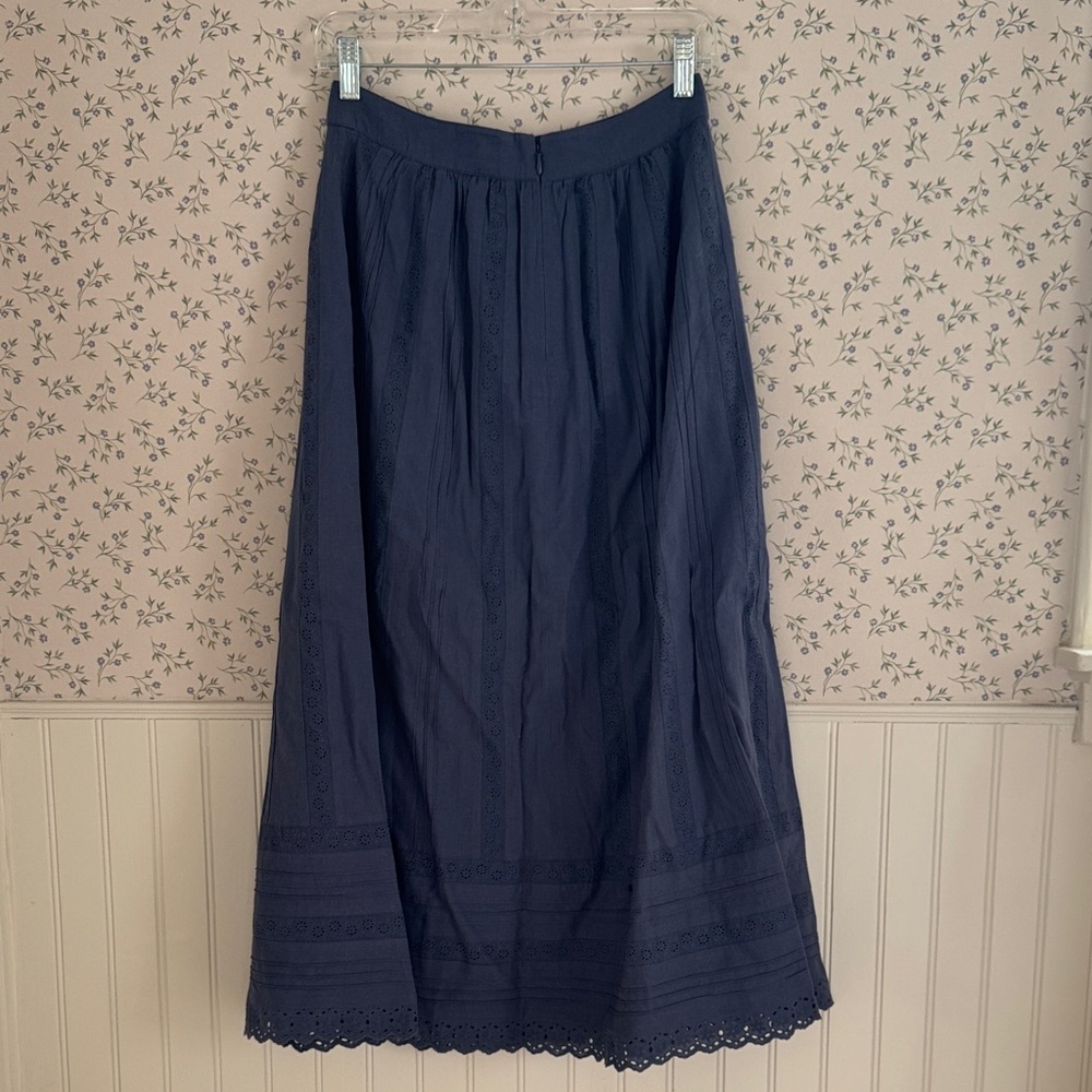 Sezane Eyelet Midi Skirt - Picture 2 of 2